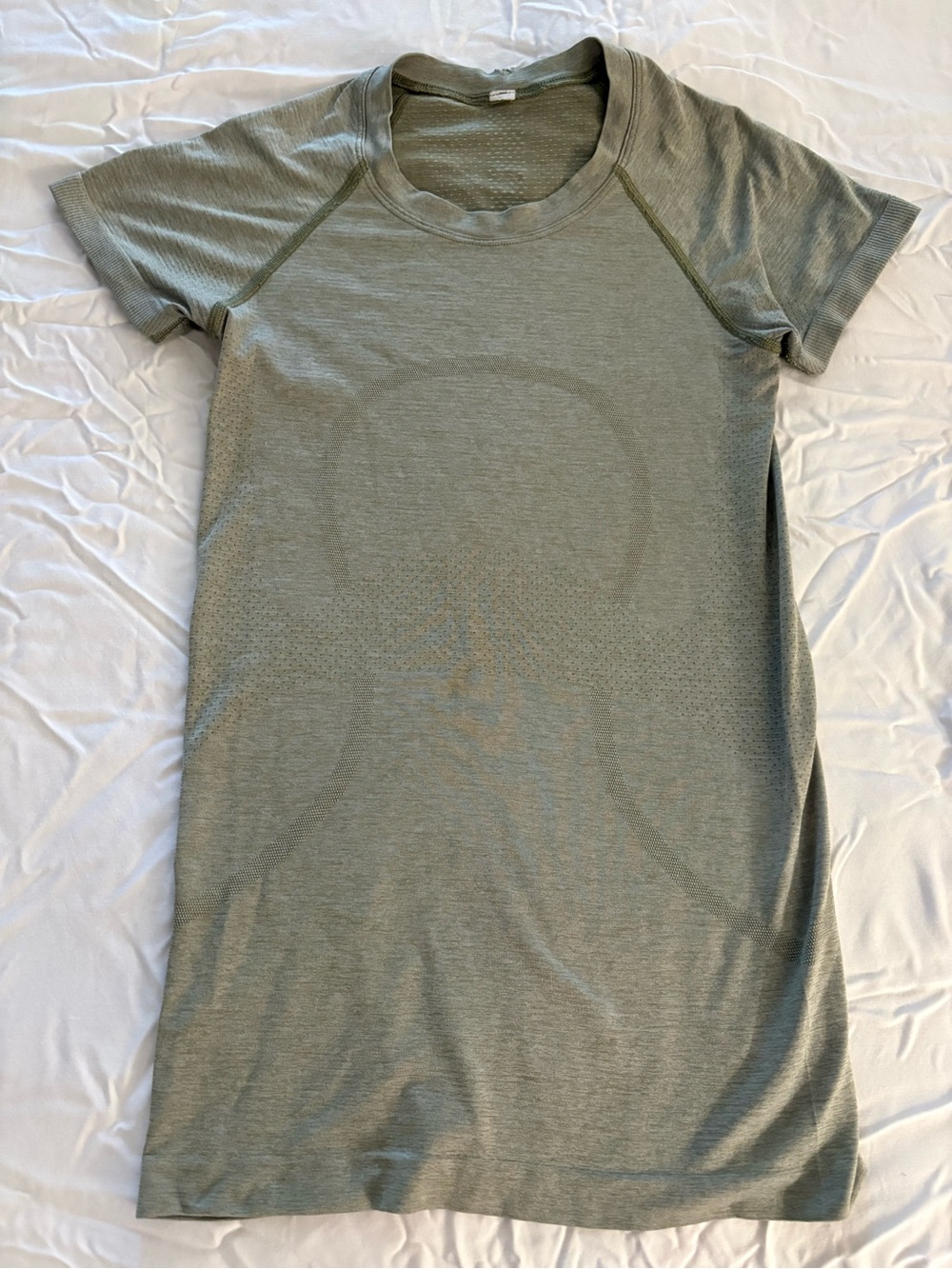 Lightweight Sage Green Women’s Active Tee Dress